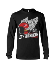 let's go brandon motorcycle flag Long Sleeve Tee tile