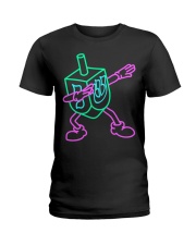 Dabbing Dreidel Ladies T-Shirt tile