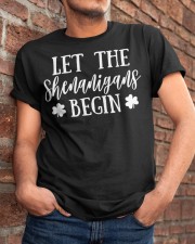 Let The Shenanigans Begin Classic T-Shirt apparel-classic-tshirt-lifestyle-26