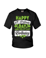 Happy St Patricks Day Its My Birthday Youth T-Shirt tile