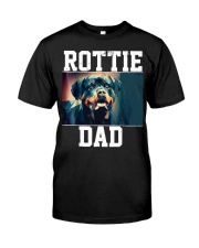Rottweiler Dad Classic T-Shirt front