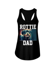 Rottweiler Dad Ladies Flowy Tank tile