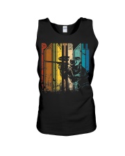 Distressed Retro Paintball Unisex Tank tile