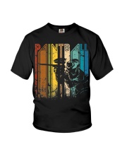 Distressed Retro Paintball Youth T-Shirt tile