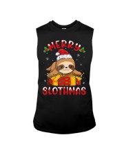 Sloth Xmas (9) Sleeveless Tee tile
