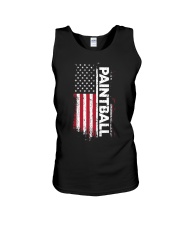 Vintage USA Flag Cool Paintball Unisex Tank tile
