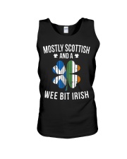 Scottish Wee Bit Irish Unisex Tank tile