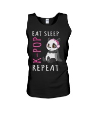 Eat Sleep K-Pop Repeat Unisex Tank tile
