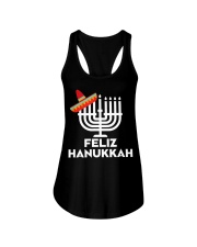 Feliz Hanukkah Ladies Flowy Tank tile
