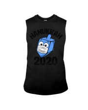 Hanukkah 2020 Dreidel Wearing Face Mask Sleeveless Tee tile