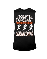 Todays Forecast 100 Chance Of Orienteering Sleeveless Tee tile