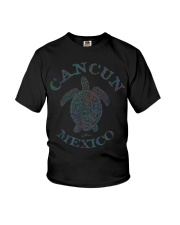 Cancun Mexico Sea Turtle Youth T-Shirt tile