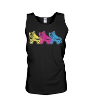 Vintage Roller Skating Unisex Tank tile