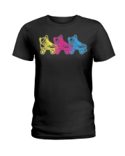 Vintage Roller Skating Ladies T-Shirt tile