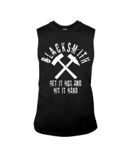 Blacksmith Get it Hot Hit Hard Metalworker Art Sleeveless Tee tile