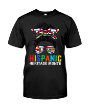 HIspanic Heritage 5 Classic T-Shirt front