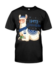 Hanukkah Llama Pun Classic T-Shirt front