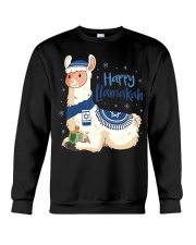 Hanukkah Llama Pun Crewneck Sweatshirt tile