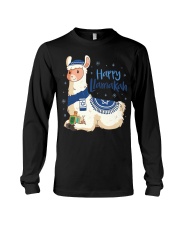 Hanukkah Llama Pun Long Sleeve Tee tile