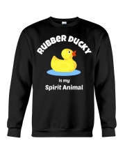 Rubber Ducky Is My Spirit Animal Crewneck Sweatshirt tile