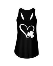 Happy St Patrick's Day Irish Shamrock Heart Ladies Flowy Tank tile