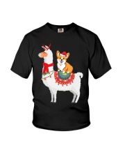 Corgi Xmas 7 Youth T-Shirt tile