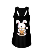 Kawaii Anime Bunny Bubble Tea Ladies Flowy Tank tile