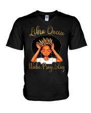 Libra Queens V-Neck T-Shirt tile