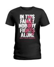 In October We Wear Pink Breast Cancer Ladies T-Shirt tile