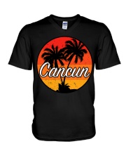 Cruise Sunset Summer Vacation V-Neck T-Shirt tile