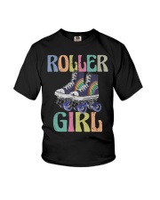 Retro Roller Girl Youth T-Shirt tile