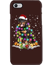 Rottweiler Santa Christmas Phone Case tile