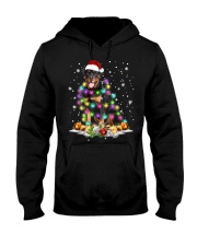 Rottweiler Santa Christmas Hooded Sweatshirt tile
