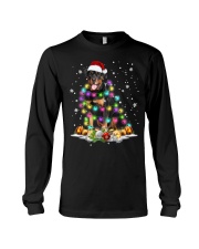 Rottweiler Santa Christmas Long Sleeve Tee tile