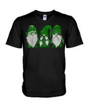 St. Patrick's Day Irish Gnome V-Neck T-Shirt tile