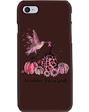 In October We Wear Pink Hummingbird Phone Case tile