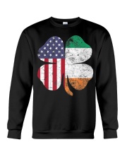 Irish American Flag - Shamrock Crewneck Sweatshirt tile