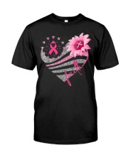 Breast Cancer Awareness Sun flower Classic T-Shirt front