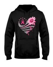 Breast Cancer Awareness Sun flower Hooded Sweatshirt tile