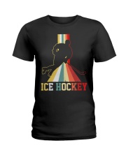 Ice Hockey Winter Sports Ladies T-Shirt tile