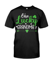 One Lucky Grandma Shirt, St Patricks Day Classic T-Shirt front