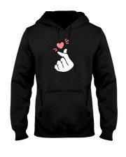 K-Pop Heart Hand Sign Tee Hooded Sweatshirt tile