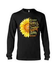 November Girls Are Sunshine Mixed Little Hurricane Long Sleeve Tee tile