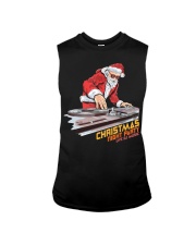 Claus Christmas Dj Xmas Sleeveless Tee tile