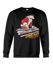 Claus Christmas Dj Xmas Crewneck Sweatshirt tile