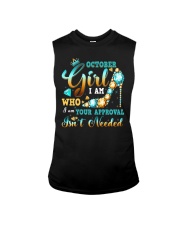 I'm A October Girl Birthday Sleeveless Tee tile