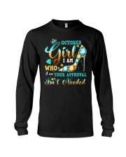 I'm A October Girl Birthday Long Sleeve Tee tile