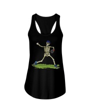 Baseball Skeleton Ladies Flowy Tank tile