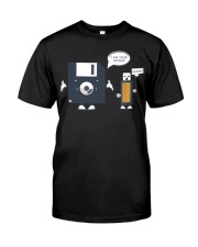 USB Floppy Disk I Am Your Father Classic T-Shirt front