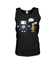 USB Floppy Disk I Am Your Father Unisex Tank tile